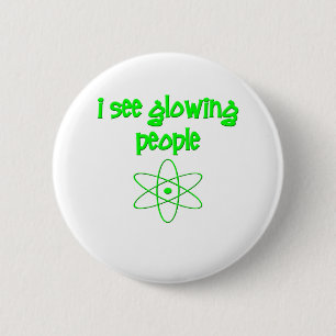 Ik zie Ggloeiende Mensen Ronde Button 5,7 Cm