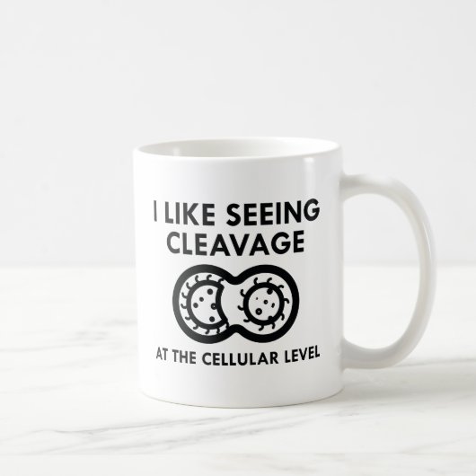 Ik zie graag Cleavage Koffiemok (Rechts)