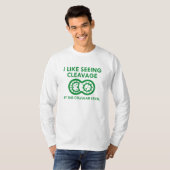 Ik zie graag Cleavage T-shirt (Voorkant volledig)
