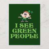 Ik zie Groene Mensen Briefkaart (Voorkant)