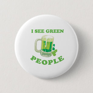 IK ZIE GROENE MENSEN RONDE BUTTON 5,7 CM