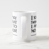 IK ZIE HET ALLEMAAL DAT IK NIET GOED™ BEN GROTE KOFFIEKOP (Achterkant)