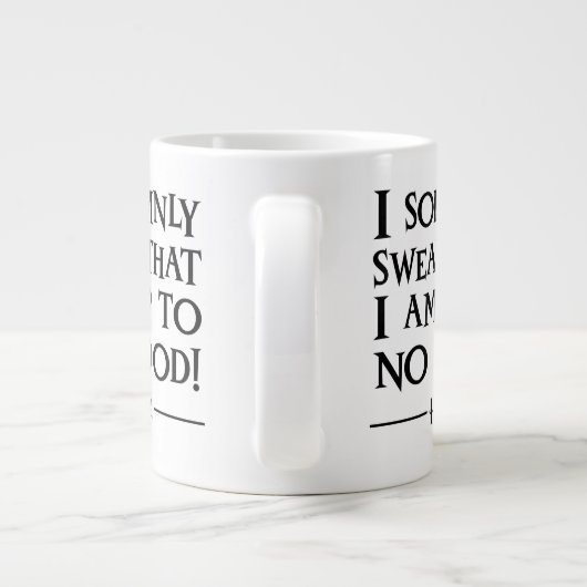 IK ZIE HET ALLEMAAL DAT IK NIET GOED™ BEN GROTE KOFFIEKOP (Achterkant)