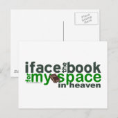 Ik zie het Boek voor Myspace Briefkaart (Voorkant / Achterkant)
