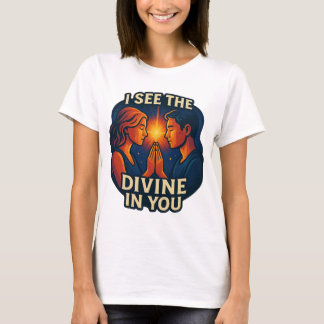 "Ik zie het Goddelijke in jou" – Spirituele Verbin T-shirt