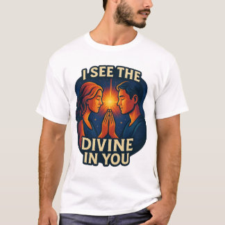 "Ik zie het Goddelijke in jou" – Spirituele Verbin T-shirt