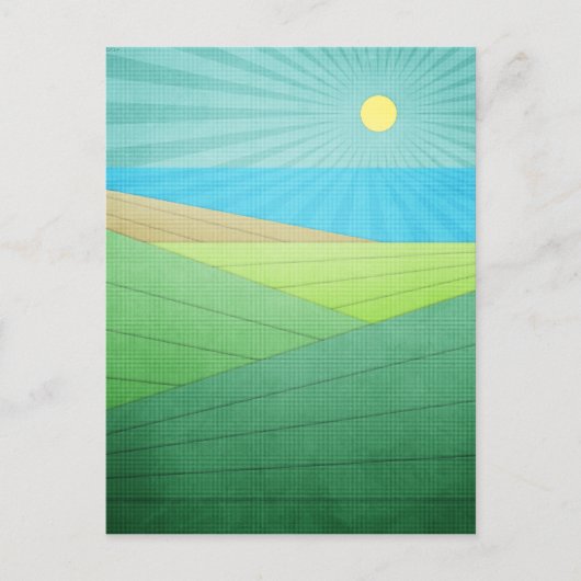 Ik zie het strand briefkaart (Voorkant)