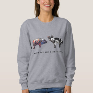 Ik zie het verschil niet, boerderijdieren trui