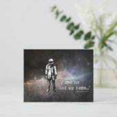 Ik zie hier geen god. briefkaart (Staand voorkant)