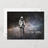 Ik zie hier geen god. briefkaart (Voorkant / Achterkant)