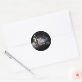 Ik zie hier geen god. ronde sticker (Envelop)