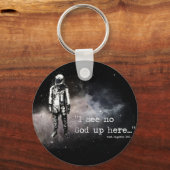 Ik zie hier geen god. sleutelhanger (Voorkant)