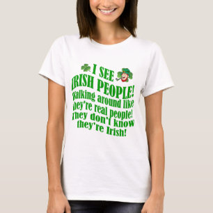 Ik zie Ierse mensen T-shirt