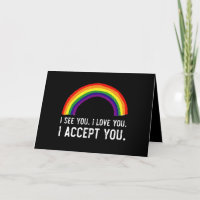 Ik Zie Ik Hou Van Jou Ik Accepteer Jou Gay Pride L