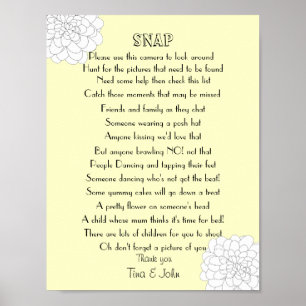 Ik zie, ik zie Huwelijksfoto Spel Poster