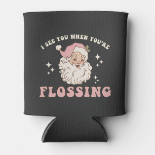 Ik Zie Je Als Je Flost Kerst Tandheelkunde Blikjeskoeler