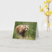 Ik zie je beer staren kaart (Gele Bloem)