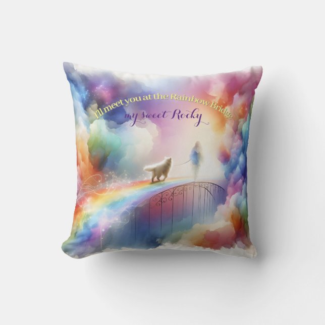 Ik zie je bij de Rainbow Bridge Kussen (Voorkant)