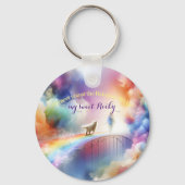 Ik zie je bij de Rainbow Bridge Sleutelhanger (Voorkant)