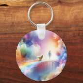 Ik zie je bij de Rainbow Bridge Sleutelhanger (Achterkant)