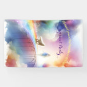 Ik zie je bij de Rainbow Bridge Spandoek (Horizontaal)