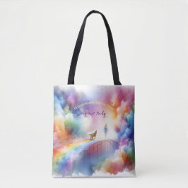 Ik zie je bij de Rainbow Bridge Tote Bag