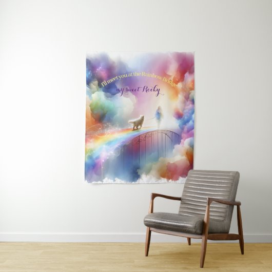 Ik zie je bij de Rainbow Bridge Wandkleed (In situ)