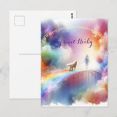 Ik zie je bij de Regenboogbrug  Briefkaart (Voorkant / Achterkant)