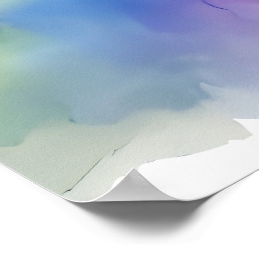 Ik zie je bij de Regenboogbrug  Poster (Hoek)