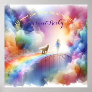 Ik zie je bij de Regenboogbrug  Poster