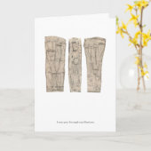 Ik zie je door mijn illusies heen kaart (Gele Bloem)