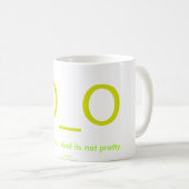 Ik zie je... En niet . Koffiemok (Voorkant rechts)