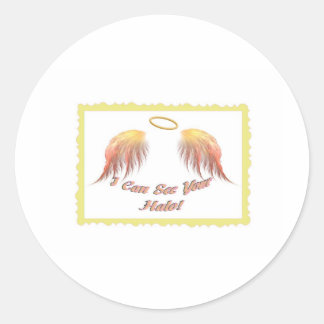 Ik zie je Halo. collectie 2e editie Ronde Sticker