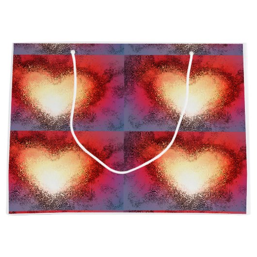 "Ik zie je hart" (grote) cadeautas (Voorkant)