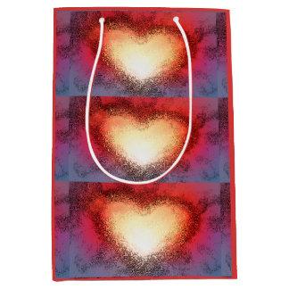 "Ik zie je hart" (medium) geschenktas Medium Cadeauzakje