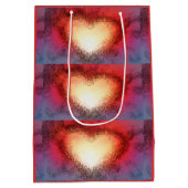 "Ik zie je hart" (medium) geschenktas Medium Cadeauzakje (Achterkant)