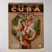 Ik zie je in CUBA Poster (Voorkant)
