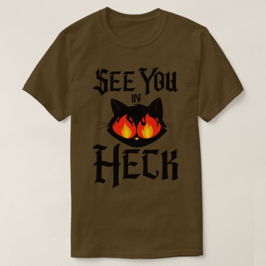 Ik zie je in de hals t-shirt (Design voorkant)