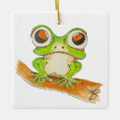 Ik zie je! keramisch ornament (Voorkant)