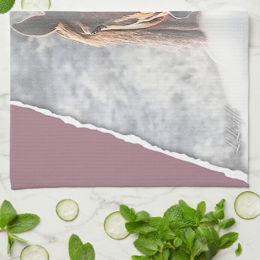 Ik zie je, keukenhanddoeken (Gevouwen)