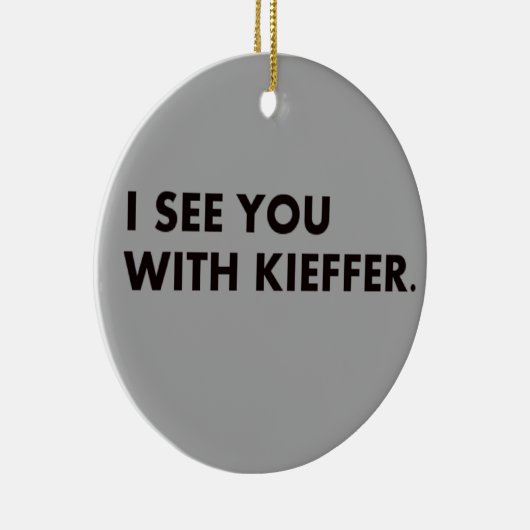 Ik zie je met Kieffer Ornament (Rechts)