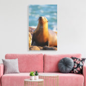 Ik zie je niet kijken. canvas afdruk (Insitu (Woonkamer))