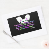 Ik zie je, paasbunny Rectangle Sticker (Envelop)