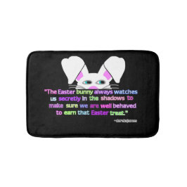 Ik zie je, paashaas. badmat