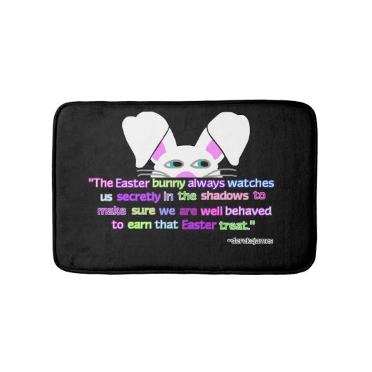 Ik zie je, paashaas. badmat (Voorkant)