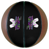 Ik zie je, paashaas basketbal (Verticaal)