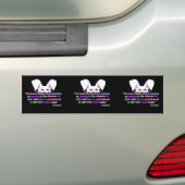 Ik zie je, paashaas Bunny Bumpersticker (Op auto)