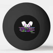 Ik zie je, paashaas Bunny Ping Pong Ball