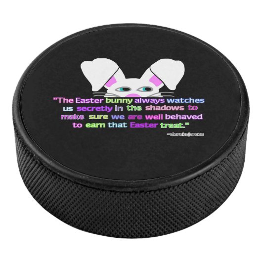 Ik zie je, paashaas hockey puck (3/4)