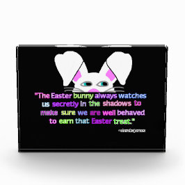 Ik zie je, paashaas Horizontaal fotoblok